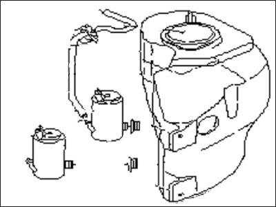 Subaru 786631190 Front Washer Reservoir