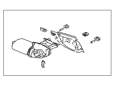 Subaru 786511430 WIPER Motor Assembly