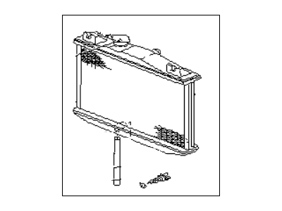 1990 Subaru Justy Radiator - 745181330