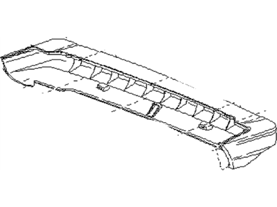 Subaru 757724840 Bumper Rear