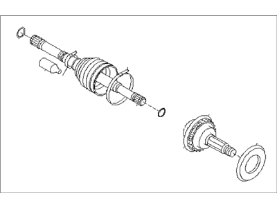 Subaru 28391FE000 Front Cv Joint & Boot Assembly