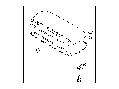 Subaru 90821FE002NN Grille Hood Front Assembly