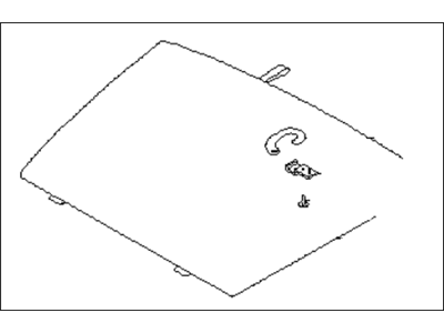 Subaru 95066FE030ML Mat Rear Floor Center