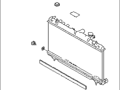 2006 Subaru Impreza WRX Radiator - 45111FE081