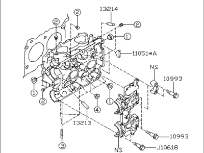 2004 Subaru Forester Cylinder Head - 11063AB120