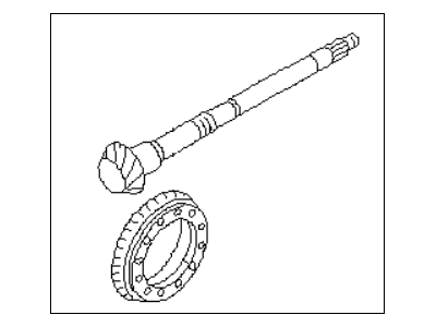 Subaru 38100AB310 Gear Set HYPOID