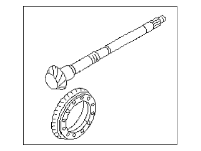 Subaru 38100AB320 Gear Set HYPOID