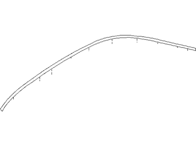 Subaru 91046FE060 MOULDING Roof RH