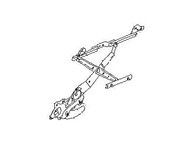 2004 Subaru Impreza STI Window Regulator - 62222FE010