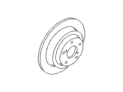 Subaru 26700FE030 Brake Disk Rear