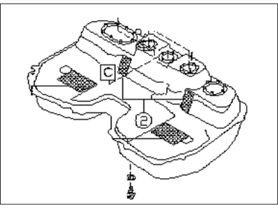 Subaru 42012FE090 Fuel Tank Gas