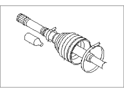 Subaru 28396FE000 Boot Kit Bj Front