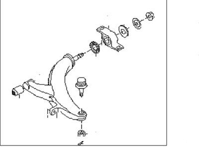 Subaru 20202FE570 Transverse Link Assembly LH