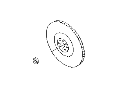 2001 Subaru Forester Flywheel - 12342AA000