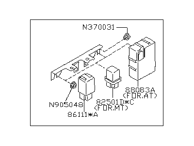 1999 Subaru Impreza Relay - 86111FC000