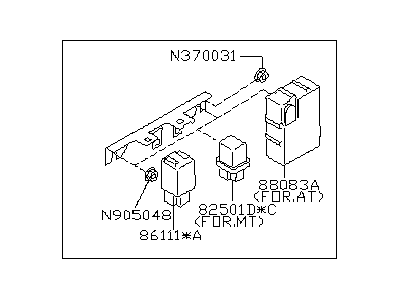 Subaru 86111FA000 Turn SIGNAL/HAZARD Unit