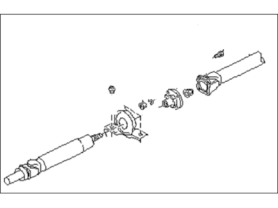 1993 Subaru Impreza Drive Shaft - 27031FA000