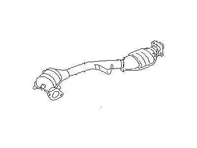 1997 Subaru Impreza Exhaust Pipe - 44111AC160