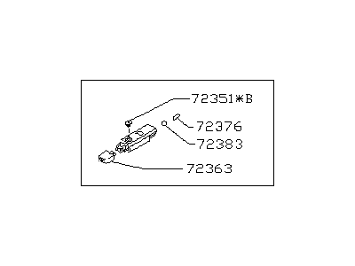 Subaru 72340FA112 Heater Switch