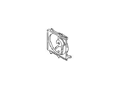 Subaru 45137FA000 Radiator SHROUD