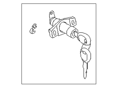 Subaru 57420FA130 Back Door Lock Cylinder