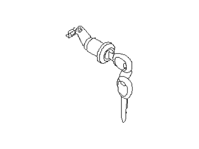 Subaru Impreza Door Lock Cylinder - 57420FA080