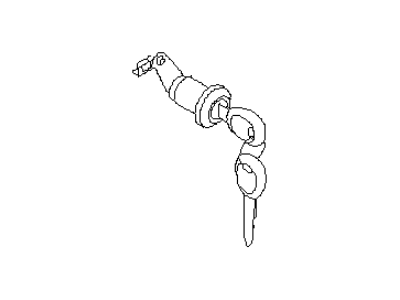 Subaru 57420FA080 Trunk Lid-Lock Cylinder