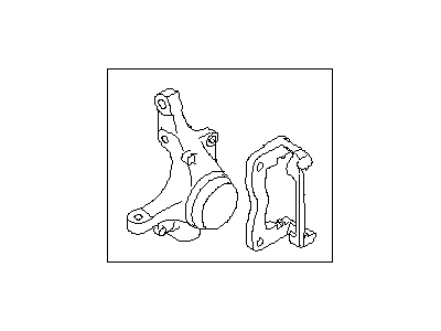 1993 Subaru Impreza Brake Caliper Bracket - 26226AA000