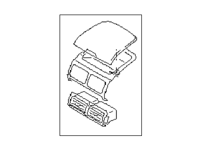 Subaru 66062FC500OE Panel Center