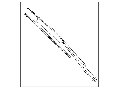 1996 Subaru Impreza Wiper Blade - 86542FA010