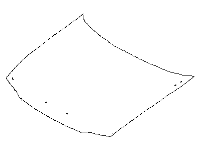 Subaru Impreza Hood - 57220FA090
