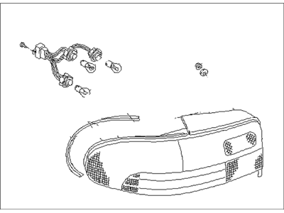 Subaru 84201FA070 Rear Combination Lamp