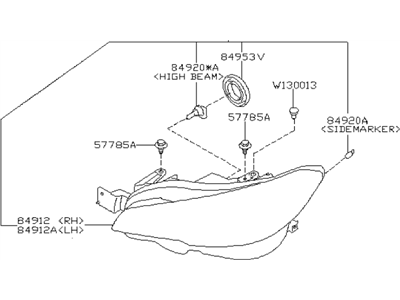 2015 Subaru WRX Headlight - 84001VA030