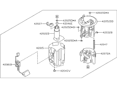 Subaru ST42021VL000 Fuel Pump Assembly