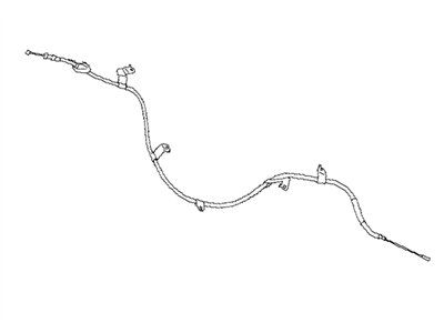 Subaru WRX Parking Brake Cable - 26051VA010