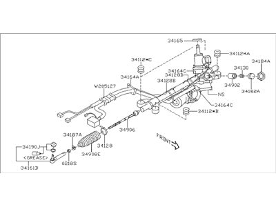 Subaru WRX Rack And Pinion - 34110VA050