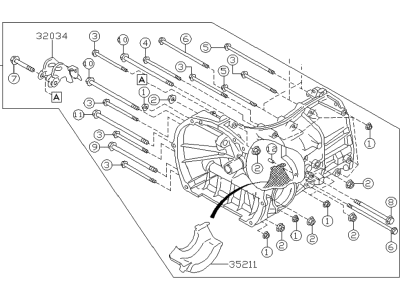 Subaru WRX STI Transfer Case - 32100AB360