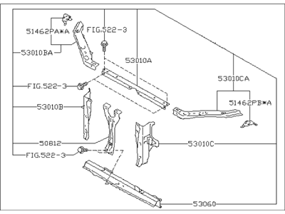 Subaru WRX STI Radiator Support - 53029FJ0909P