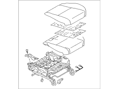 Subaru WRX STI Seat Cushion - 64139VA320VH