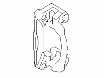 Subaru WRX STI Brake Caliper Bracket - 26625VA000