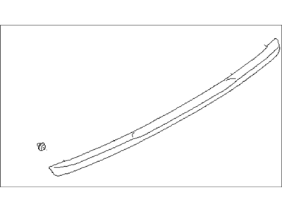 Subaru 96061VA010RL Rear Spoiler Assembly