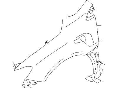 Subaru WRX STI Fender - ST57100VV040