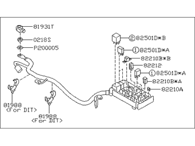 2020 Subaru WRX Relay Block - 82241VA001