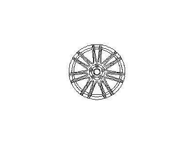 Subaru 28111FG190 Aluminium Disc Wheel