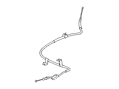 2009 Subaru Impreza WRX Parking Brake Cable - 26051FG020