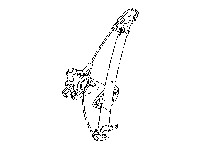 Subaru 61041FG030 Regulator & Mot Assembly Front LH