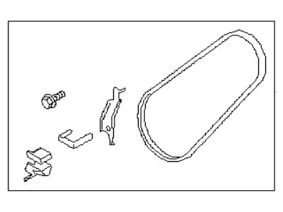 Subaru 11718AA081 Belt Set