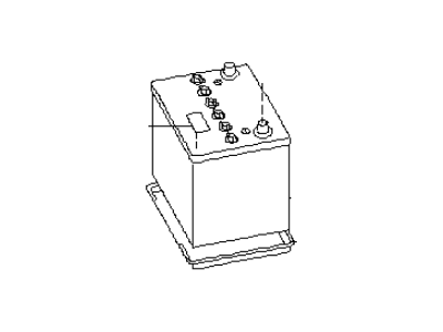 Subaru 82110AA010 Battery 55D23L Mf