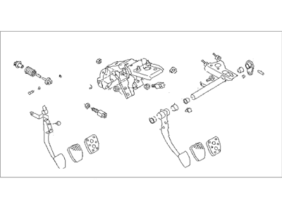 Subaru 36004FG031 Pedal Assembly LH Mt UMB