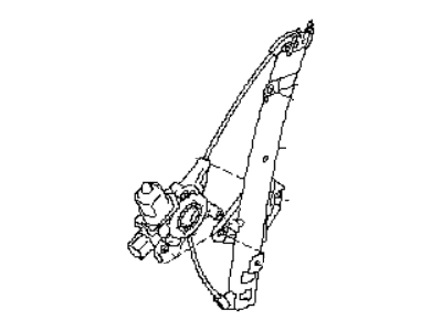 2008 Subaru Impreza Window Regulator - 61042FG010